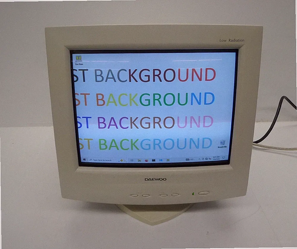 Vintage Daewoo 710B 17" CRT Computer Monitor