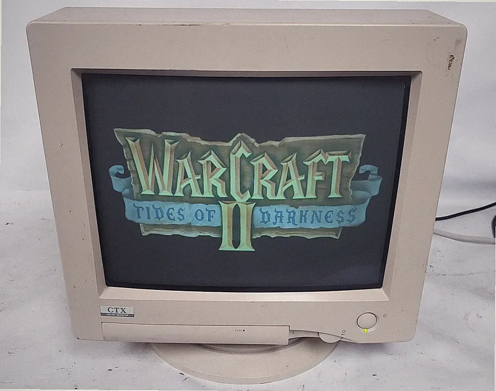 Vintage Gaming CTX 1785GM 17" CRT VGA Color Computer Monitor 1995