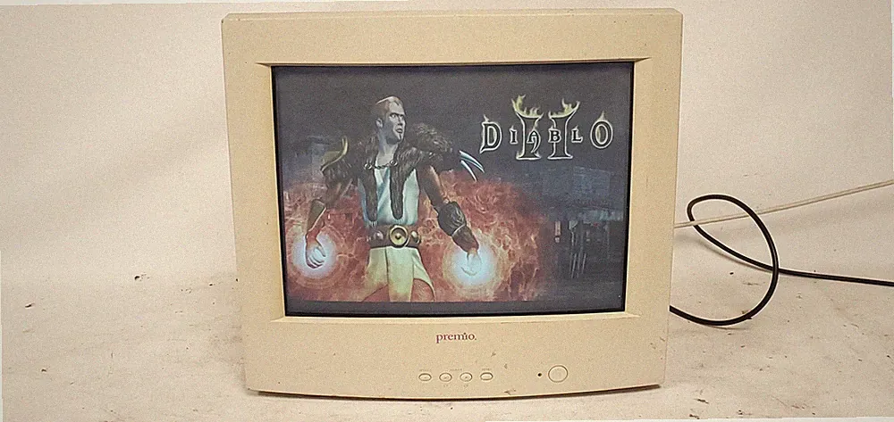 Vintage Gaming Premio 701 16" CRT VGA Computer Monitor 2000