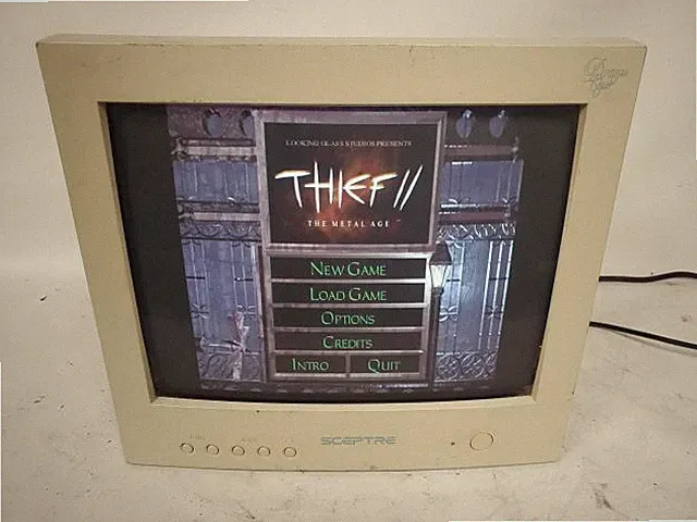 Vintage Gaming Sceptre D73P Dragon Eye 16" CRT VGA Computer Monitor 2000