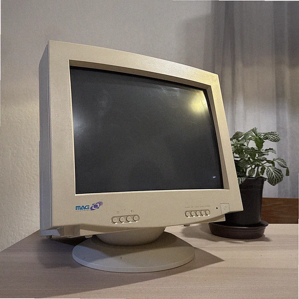 Vintage MAG Innovision DX1795 17" CRT Monitor Retro Gaming PC VGA Untested