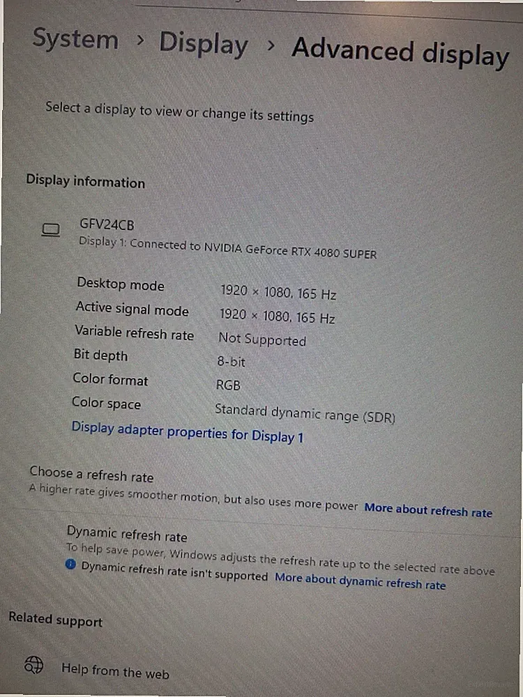 Viotek 165 Hz Gaming Monitor