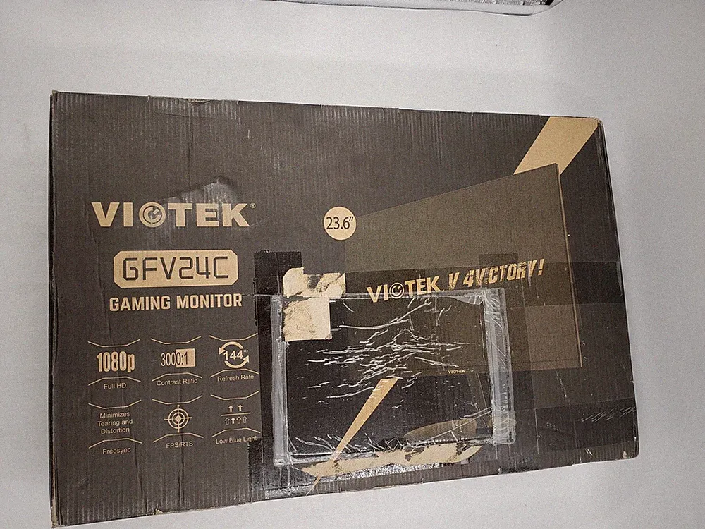 VIOTEK GFV24C 24" FHD 144HZ 4MS FREESYNC ULTRA-THIN GAMING MONITOR