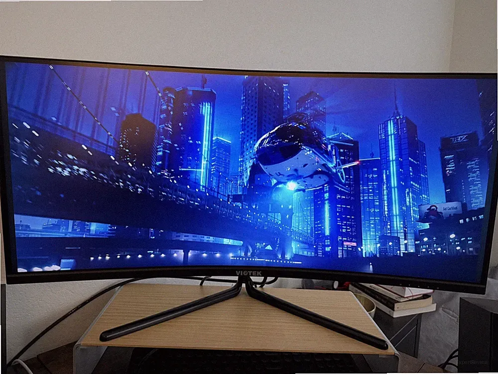 Viotek VTKGNV34DBE2 34in Monitor Curvo Ultra-Wide QHD 144Hz 3440x1440p