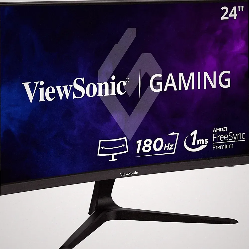 VX2418C 24 Inch 1080p Curved Gaming Monitor, 180Hz, 1ms, HDMI