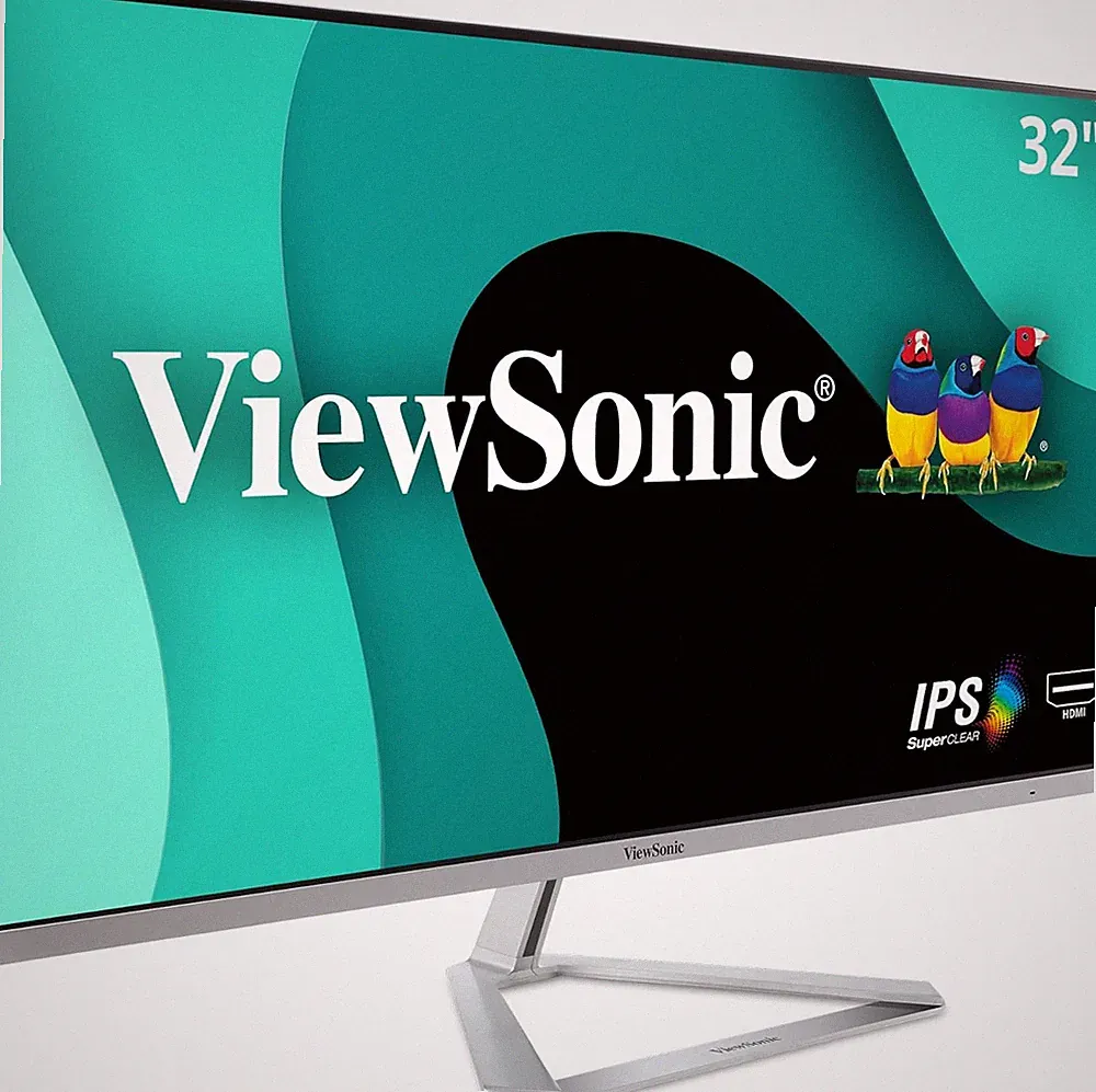 VX3276-MHD 32" 1080P IPS Monitor with Eye Care, Screen Split & Ultra-Thin Bezels