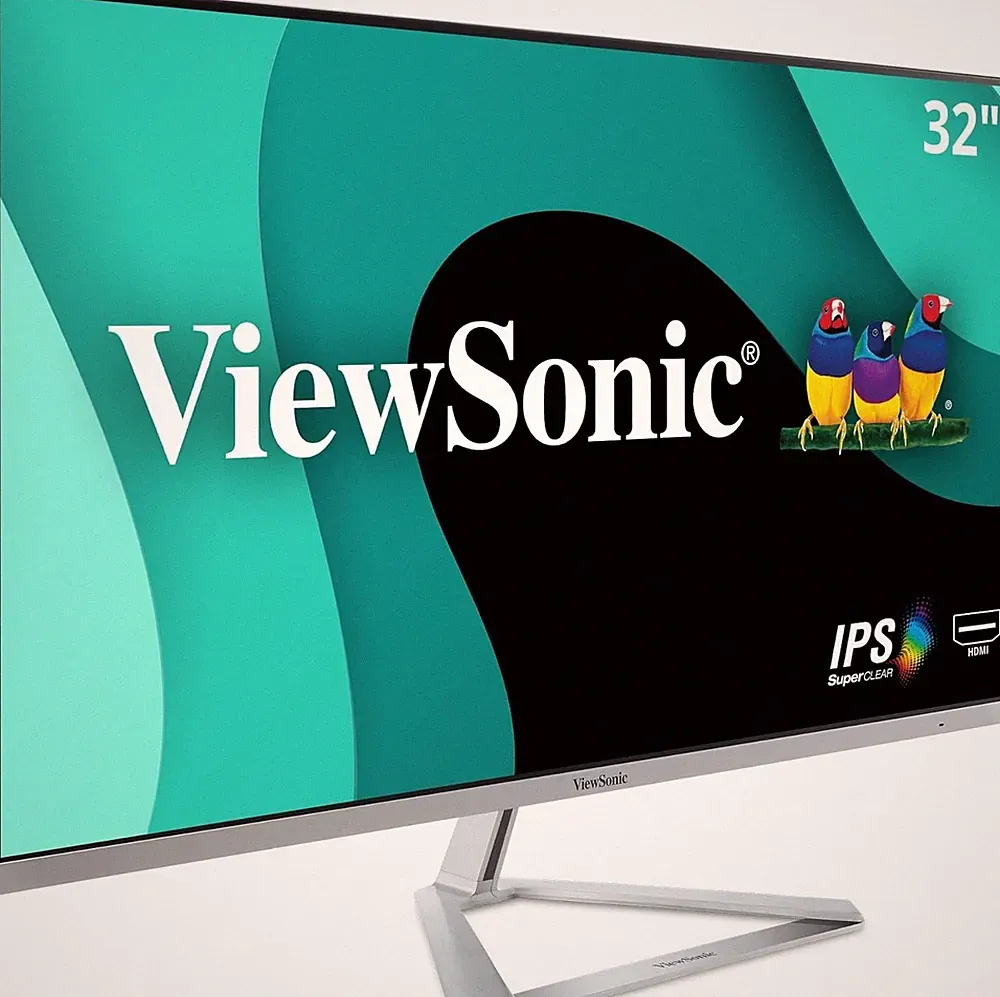 VX3276-MHD 32 Inch 1080p Monitor, IPS with Screen Split Capability and Eye Ca...