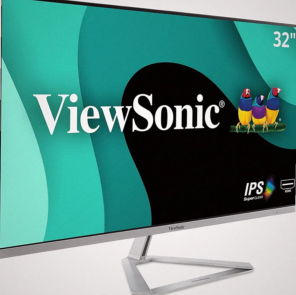 VX3276-MHD 32 Inch 1080P Widescreen IPS Monitor with Ultra-Thin Bezels, Screen S
