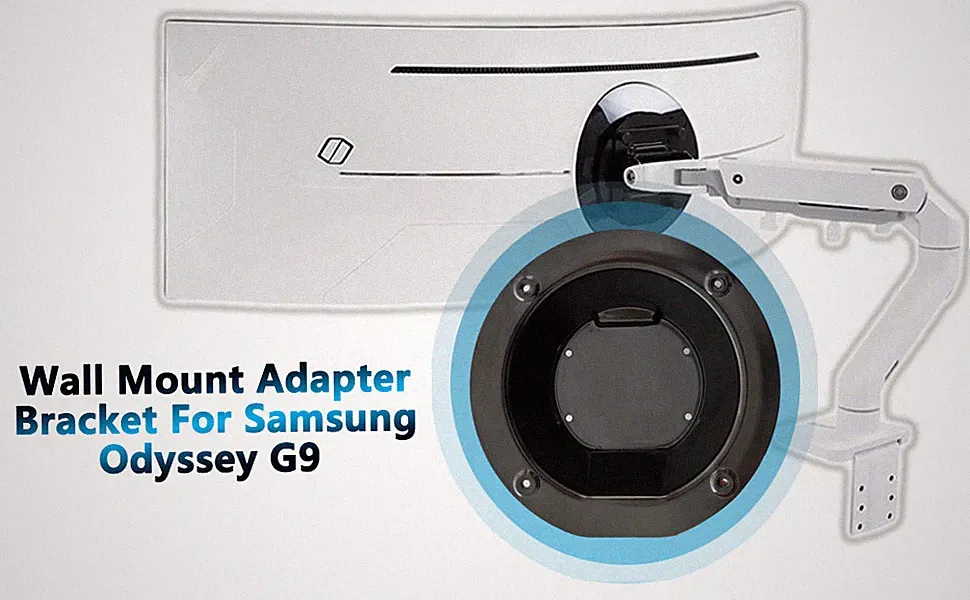 Wall Mount Adapter Bracket Compatible with Samsung Odyssey G9 57" for S57CG952NN