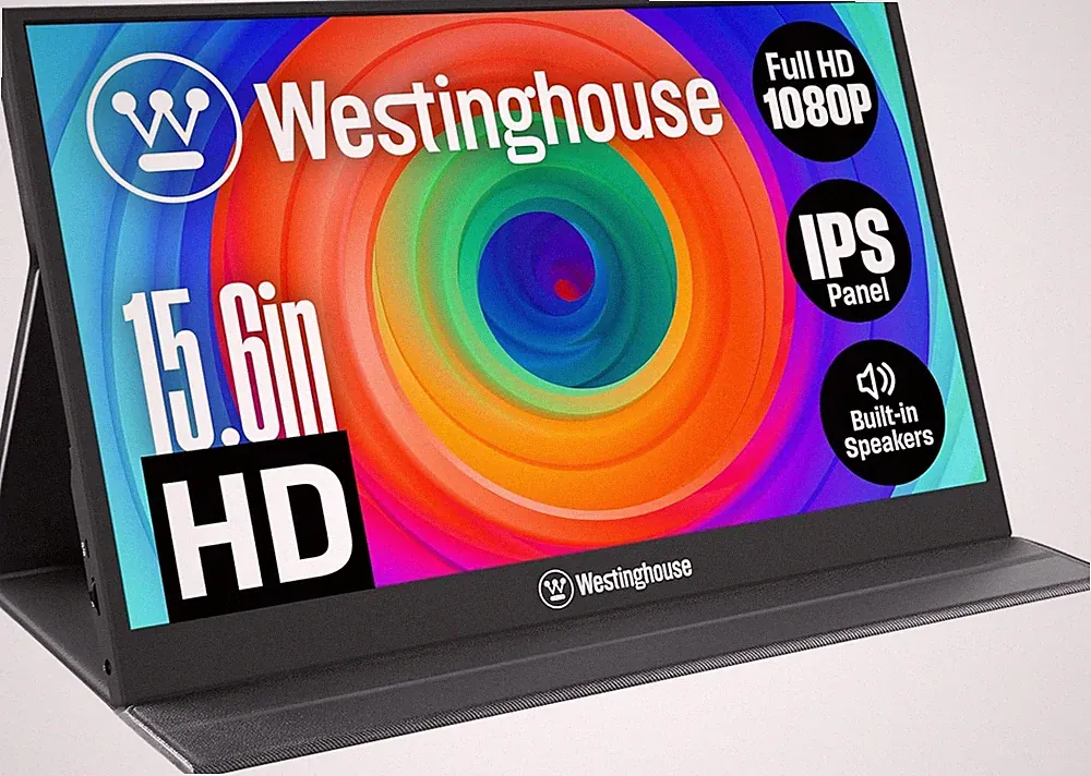 Westinghouse 15.6 Inch Portable Monitor for Laptop and Travel
