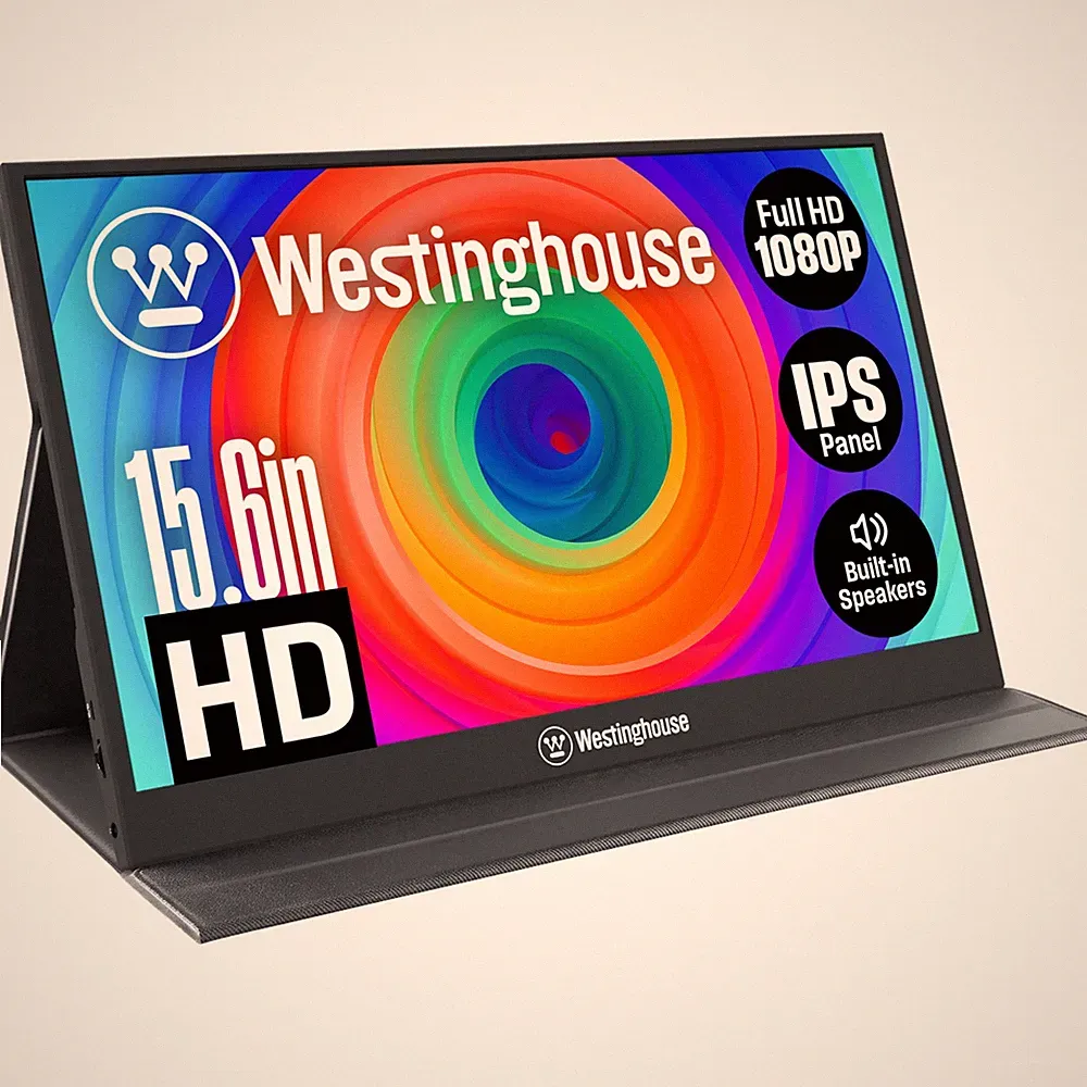 Westinghouse 15.6 Inch Portable Monitor for Laptop & Travel, 1080p, 60Hz, IPS...