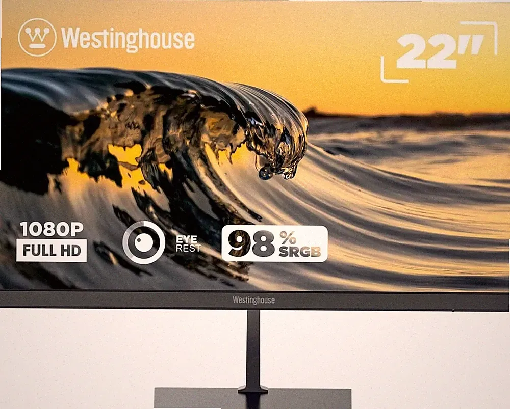 Westinghouse 22 Inch Full HD 1080p LED Computer Monitor for Home Office Use