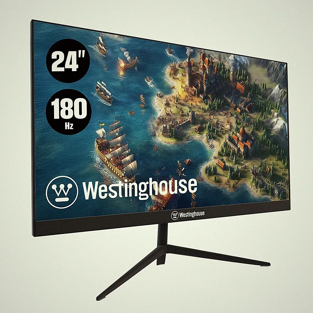 Westinghouse 24 Inch Flat Gaming Monitor, 180Hz, 1ms 1080p WM24FA9420
