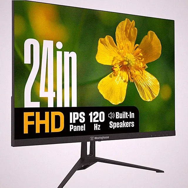 Westinghouse 24 Inch Full HD IPS Monitor, 120Hz Refresh Rate, 1ms Response Time