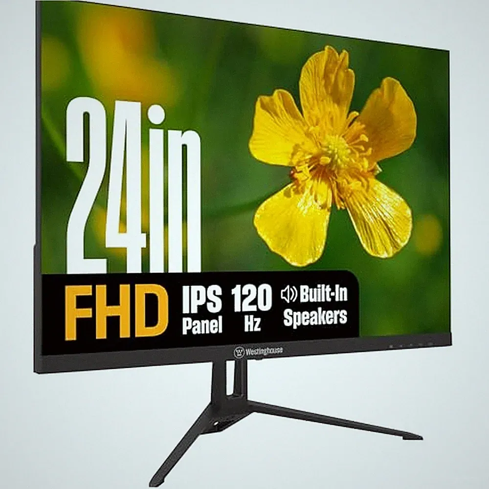 Westinghouse 24 Inch Gaming Monitor, 120Hz, 1ms, IPS Computer Monitor, 1080P...