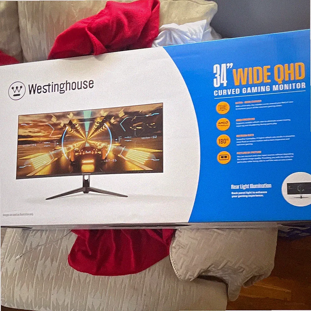Westinghouse 34in Ultrawide QHD Curved 180Hz 1ms RGB 3000:1 3440x1440