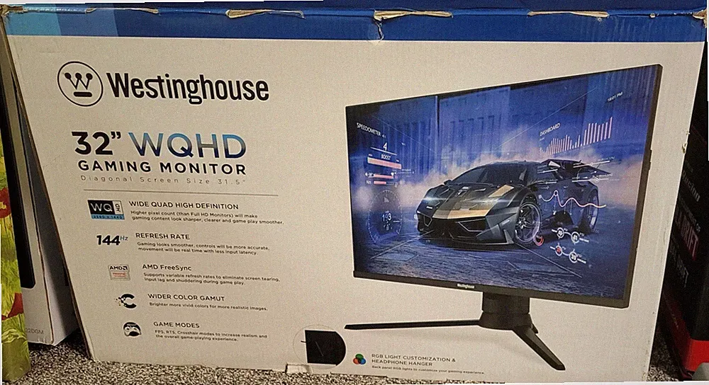 Westinghouse WM32DX9019 32" WQHD Widescreen LED FreeSync Gaming Monitor