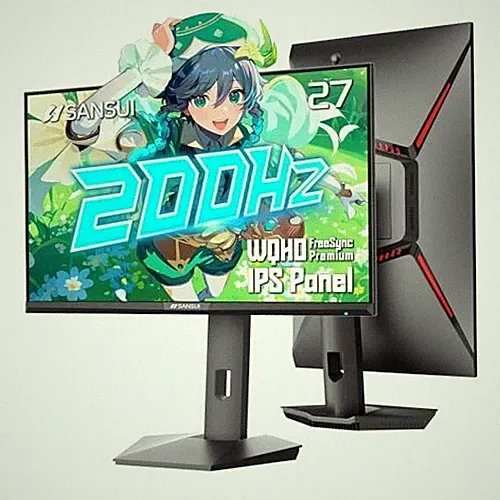 WQHD 180Hz IPS Gaming Monitor 1ms FreeSync HDR Height Adjustable