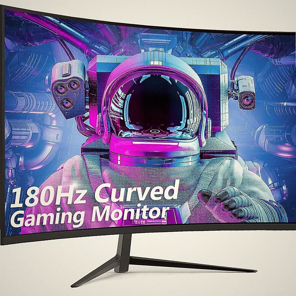 Z-EDGE 24" Full HD 180Hz 1ms Curved Gaming Monitor, FreeSync, HDMI 2.1, DP 1.4