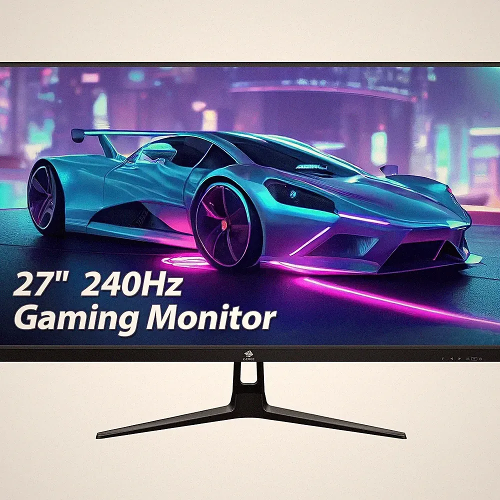 Z-EDGE 27" 1080P Full HD 240Hz 1ms IPS Gaming Monitor, FreeSync, HDMI x2, DP x2