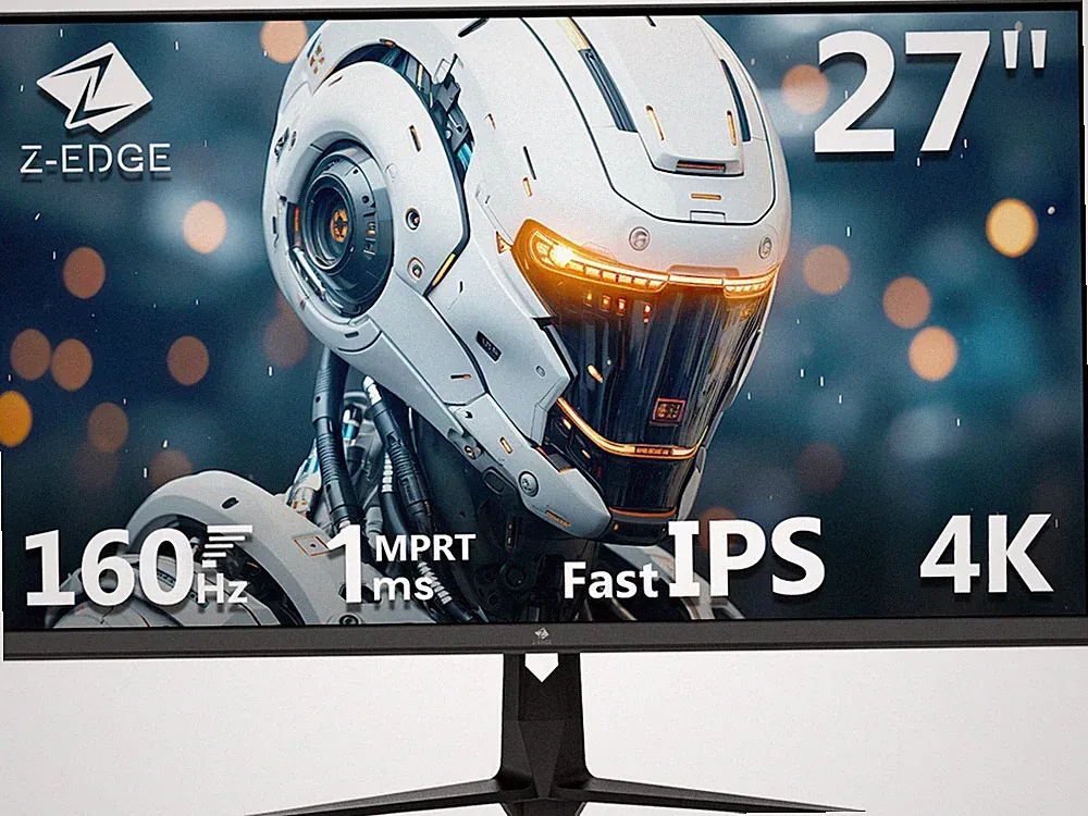 Z-EDGE 27" 4K UHD 3840 x 2160 160 Hz 1 ms IPS Gaming Monitor, HDMI x 2, DP x 2