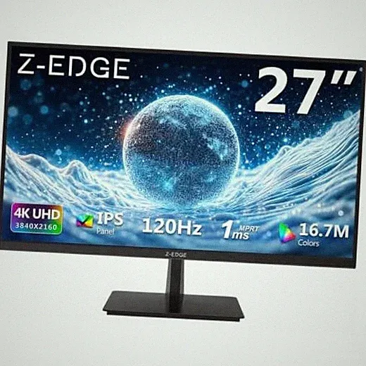 Z-Edge 27-inch 4K Gaming Monitor, 120Hz UHD 3840x2160 IPS PC Computer 27 inch