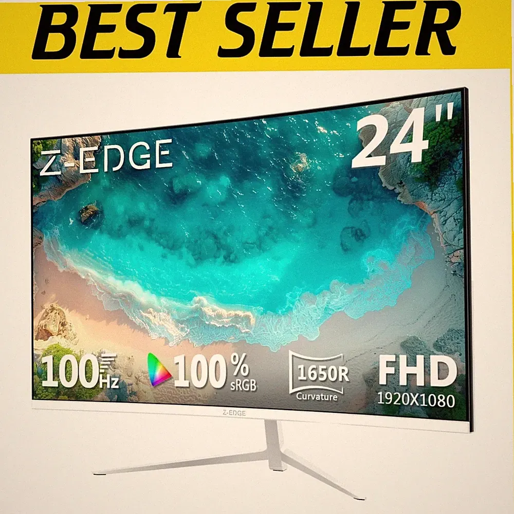 Z-Edge Curved Monitor 24", Full HD 1080P, 100Hz Refresh Rate*/