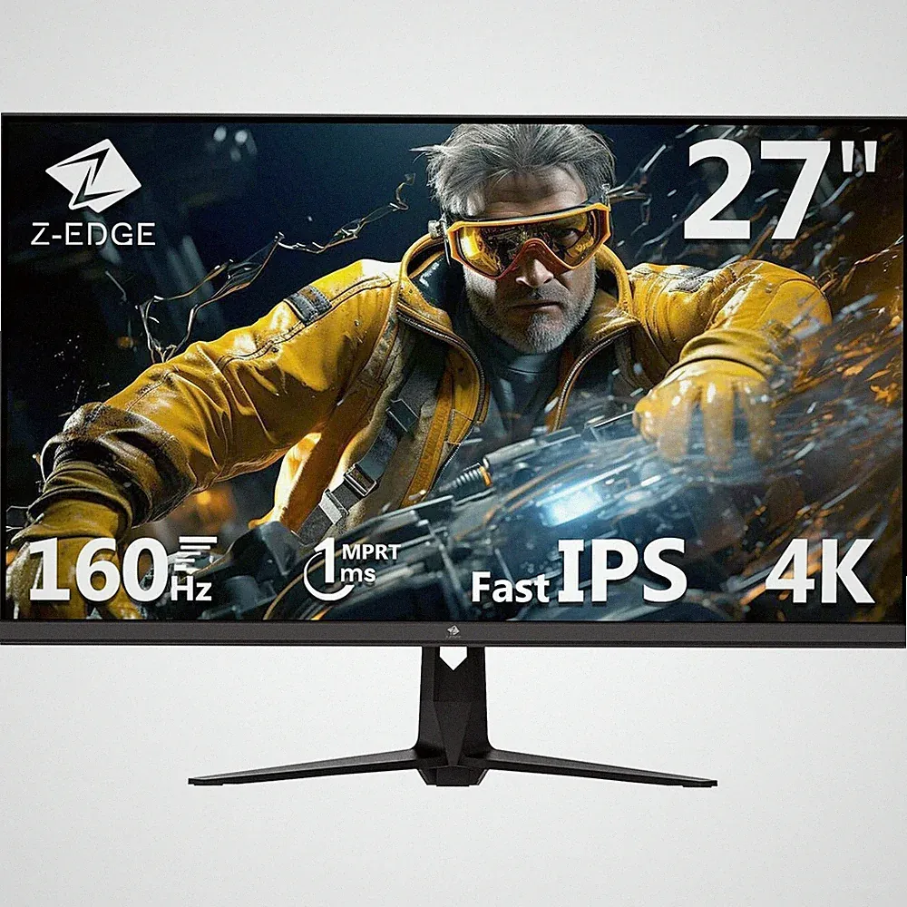 Z-EDGE G274K 27" 3840 x 2160 4K 160Hz 1ms IPS Gaming Monitor, HDMI x 2 + DP x 2