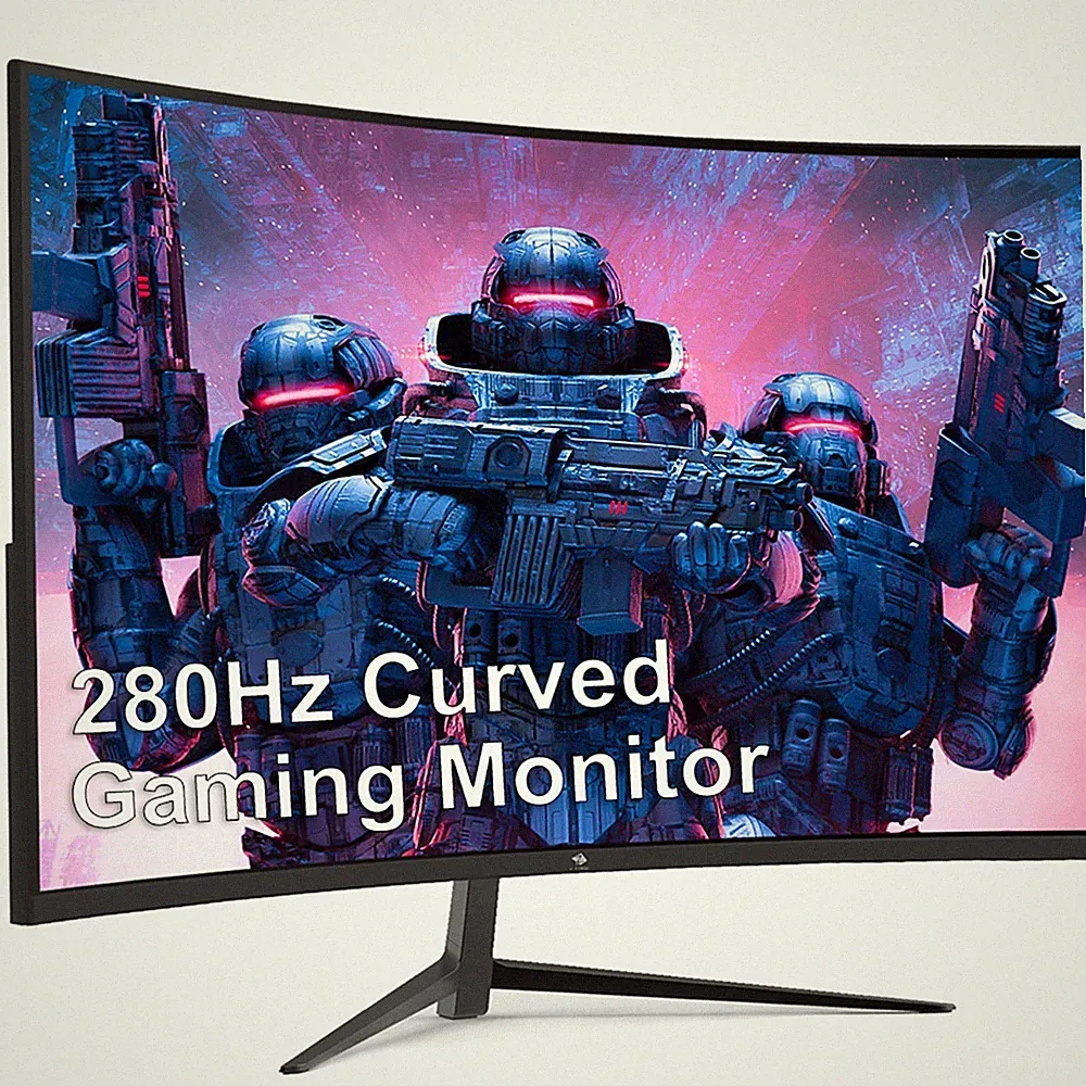Z-EDGE UG27P 27" 1080P FHD 280Hz 1ms Curved Gaming Monitor, HDMI + DP , FreeSync