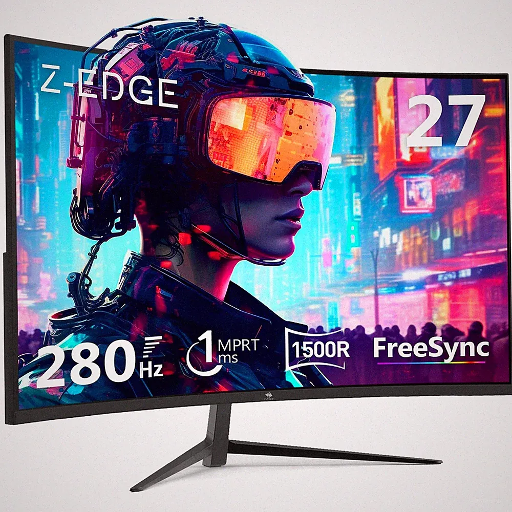 Z-edge Ug27p 27-in. 1080p 240-hz Curved Gaming Monitor