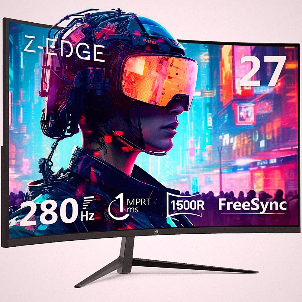 Z-edge Ug27p 27-in. 1080p 240-hz Curved Gaming Monitor