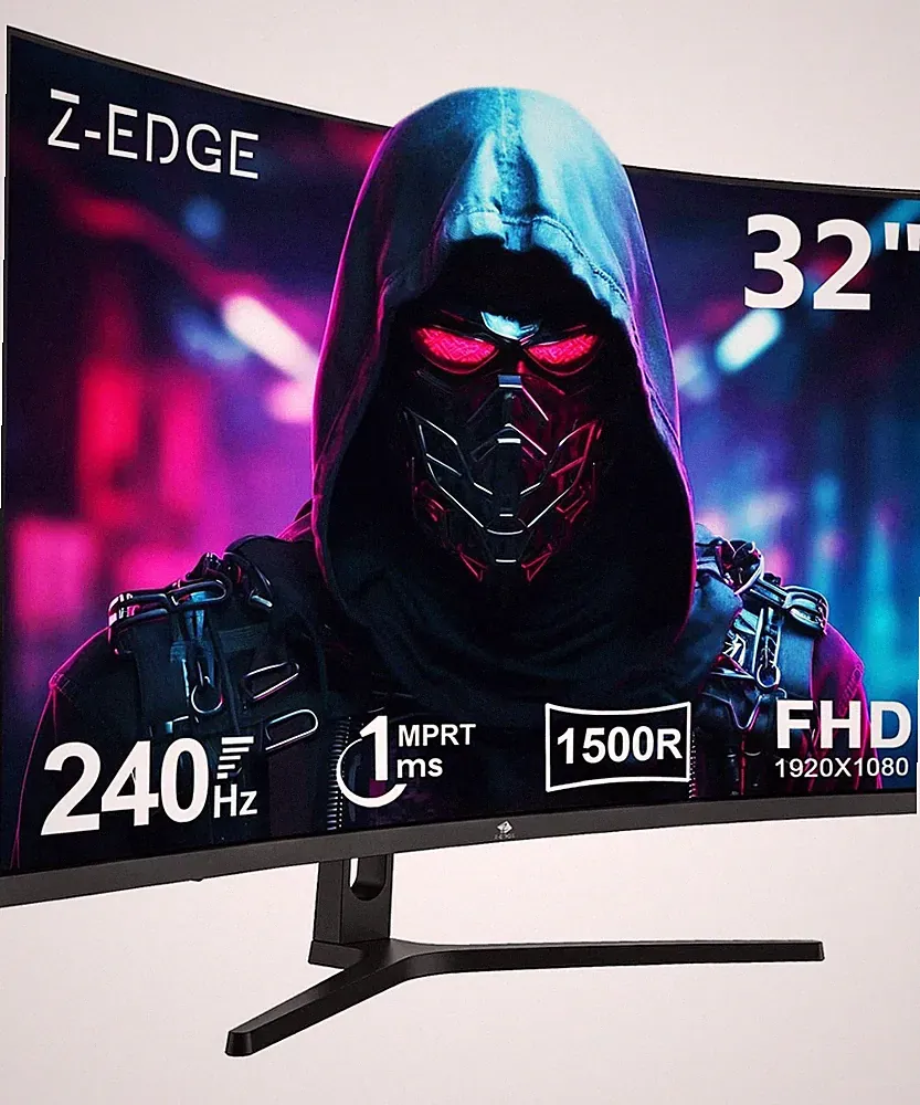 Z-edge Ug32p 32-in. 1080p 240-hz Curved Gaming Monitor