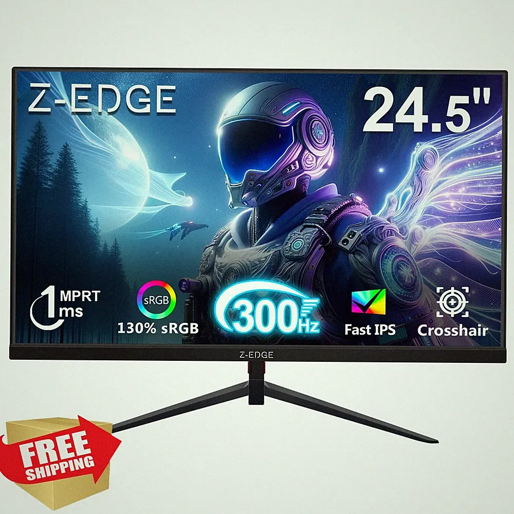 Z Z-EDGE 24.5 inch 300Hz 280Hz 240Hz Gaming Monitor FHD 1080p