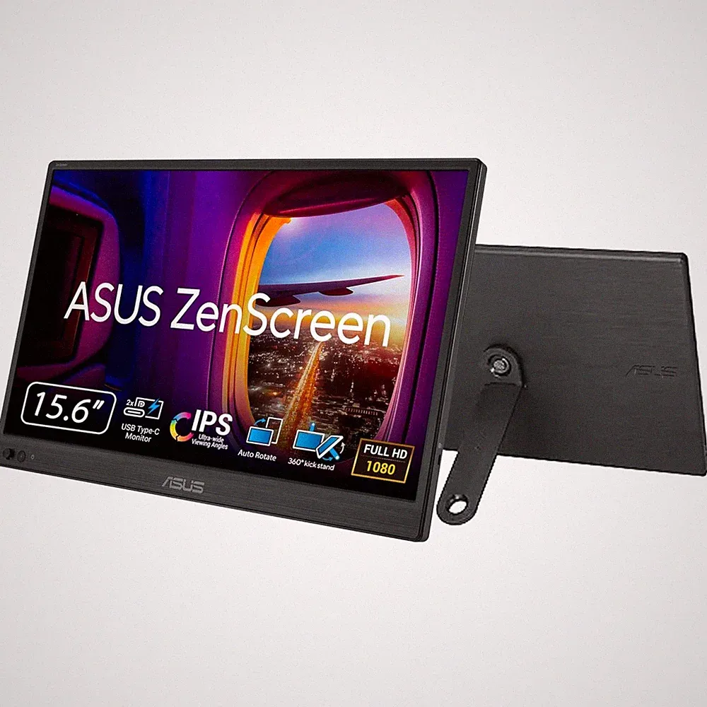 ZenScreen 15.6" Dual Setup Portable Monitor - Anti-Glare IPS