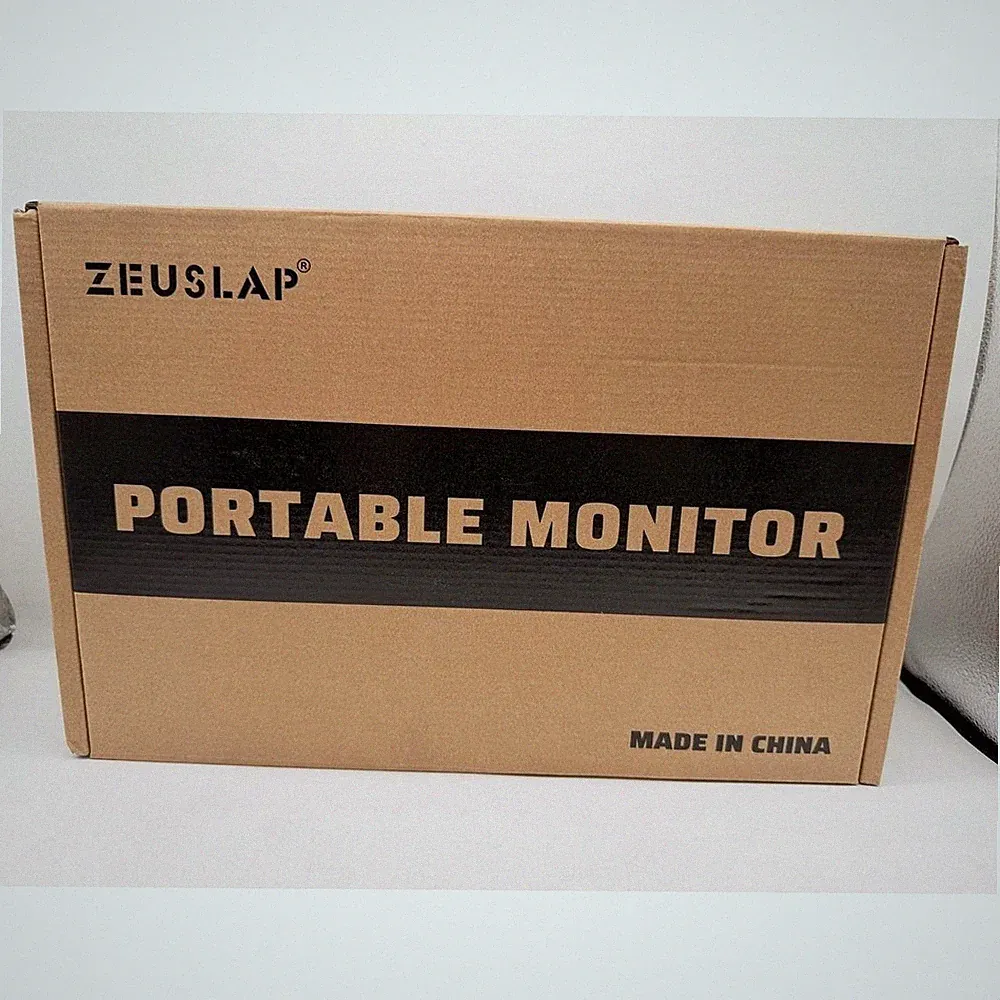 ZEUSLAP Portable Monitor USB C HDMI Full HD 1080P HDR External Display