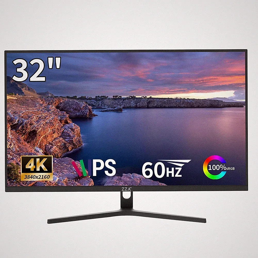 ZZA Z32B 32 Inch 4K UHD Gaming Monitor IPS 3840x2160p Display
