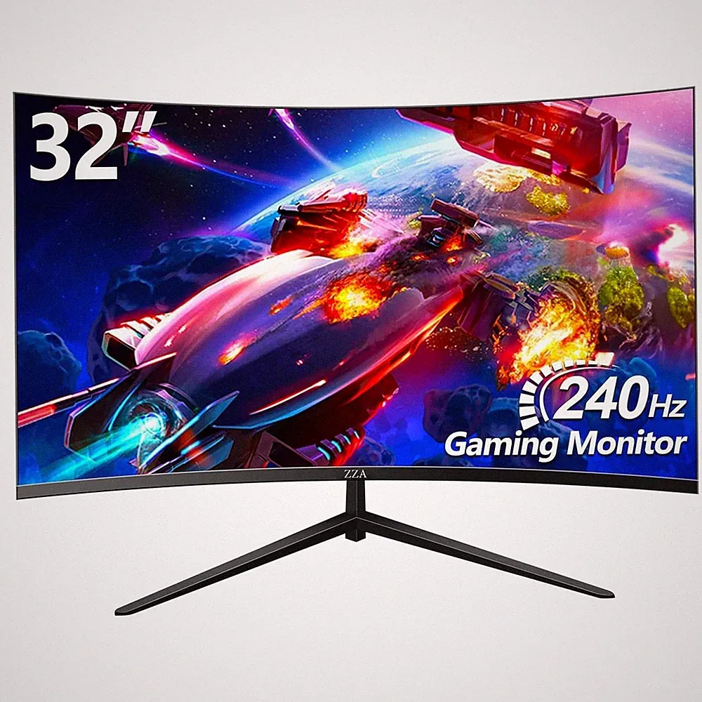 ZZA Z32D 32 Inch Curved Gaming Monitor 240Hz 1ms 1080P